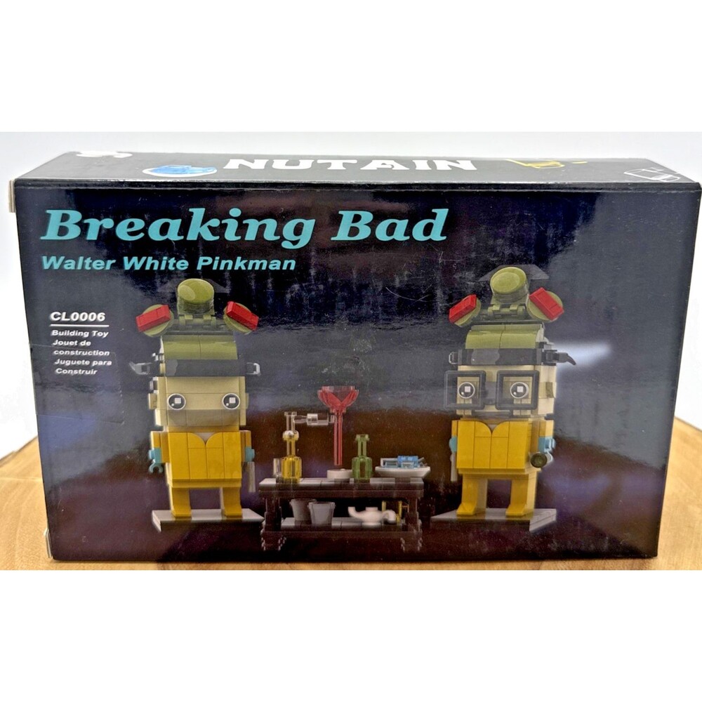 Nutain Breaking Bad Walter White Pinkman Building Kit CL0006 New/Sealed